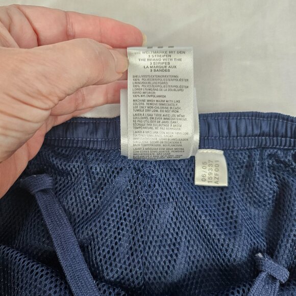 Adidas Navy Blue Athletic Pants with Zippered Ankle, Size Small - Picture 13 of 13